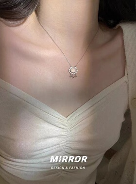 其他925银纯银十字链女项链