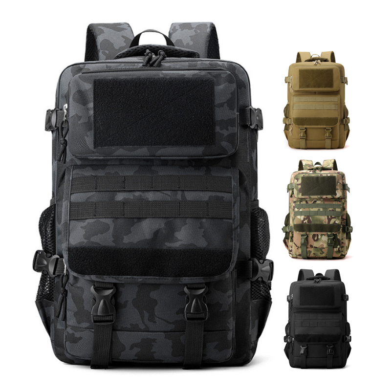 新款迷彩战术双肩包男女轻便防水旅游登山背包骑行包中小学生书包