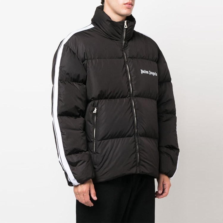 palm angels 新款镶白边字母印男士羽绒服外套 pmed019f22fab001