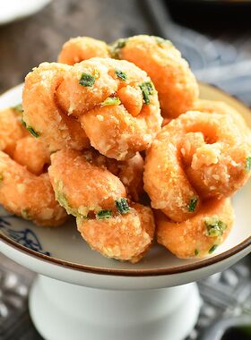 咸香葱小麻花咸味潮汕小吃零食糖潮州特产葱香蒜蓉枝广东麻花油索