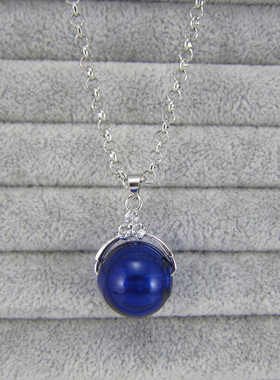 穿孔琉璃珠香薰精油瓶挂件毛衣链