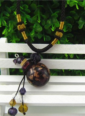 香薰吊坠挂件小瓶子毛衣链