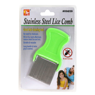 超密除虱梳针 跳蚤梳 除蚤梳 除虱子 Stainless Steel Lice Com