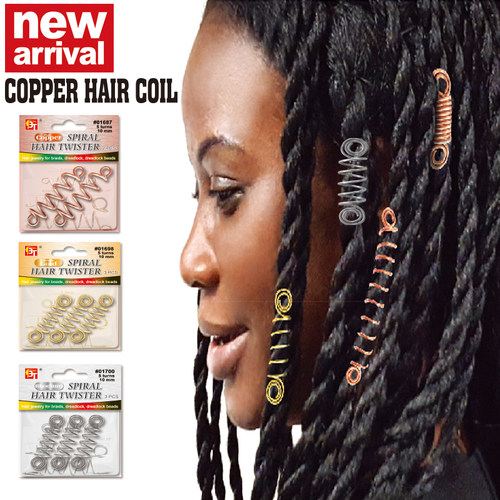 亚马逊脏辫子雷鬼螺旋夹爆款头饰