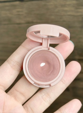 藕粉万能去肿色 伪素颜神器 爱丽小屋br401眼影膏卧蚕单色哑光