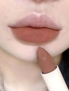 sunnies face口红唇膏哑光pompom 高级裸色 轻欧美低饱和肉桂奶咖