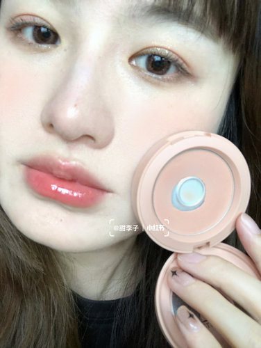 铁皮预警 毛茸茸的奶杏桃 3ce单色腮红nudepeach无辜少女感