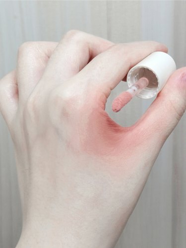 杏粉色unny哑光液体眼影m01持久