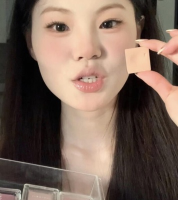 橘朵单色腮红45哑光眼影打底色