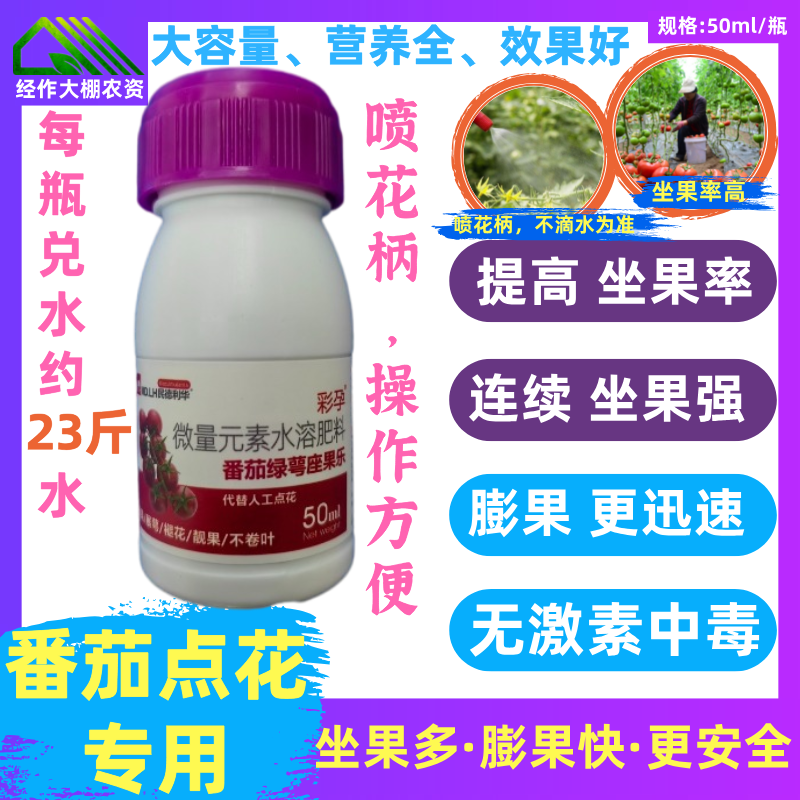 番茄授粉座果彩孕座果高