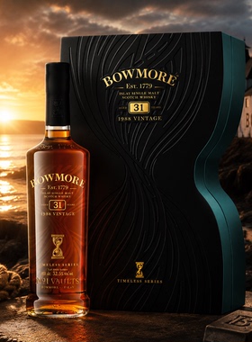 Bowmore 波摩时光永恒系列31年单一麦芽苏格兰威士忌洋酒收藏礼盒