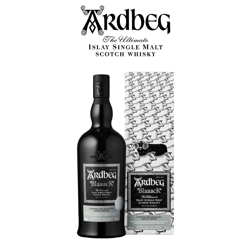 雅柏阿贝黑羊会员版苏格兰单一麦芽威士忌洋酒700ml礼盒装正品