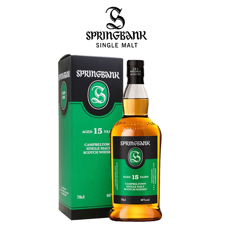 云顶15年单一纯麦威士忌苏格兰蒸馏酒英国原装进口洋酒陈酿威士忌