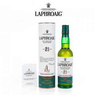 Laphroaig 利富/拉弗格21年200周年纪念版苏格兰威士忌350ml 洋酒