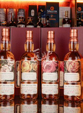 Rosebank罗斯班克21年1-6版整套红玫瑰系列真爱限量版威士忌洋酒