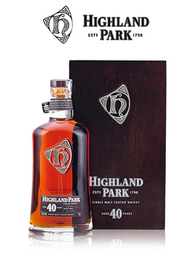 Highland Park 高原骑士 40年 单一麦芽威士忌进口洋酒礼盒高年份