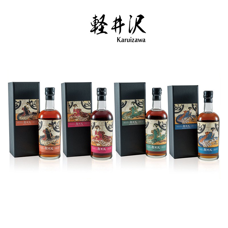 Karuizawa轻井泽四色艺伎花见系列单一麦芽日本威士忌洋酒礼盒