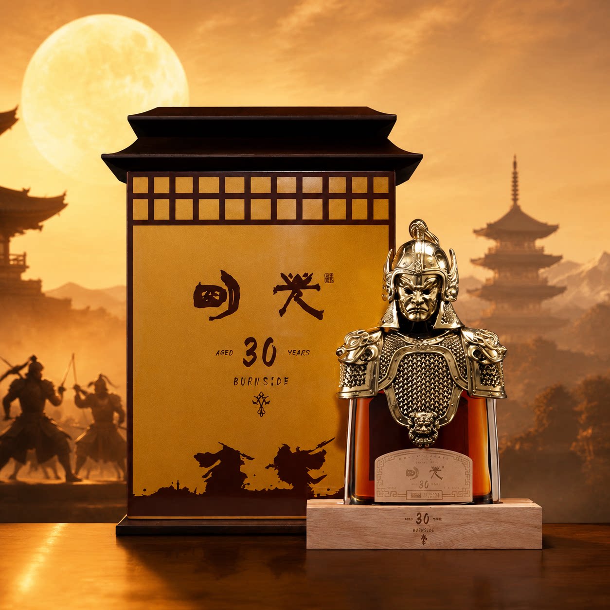 百富30年明光铠甲武士头苏格兰威士忌进口洋酒700ml进口正品行货