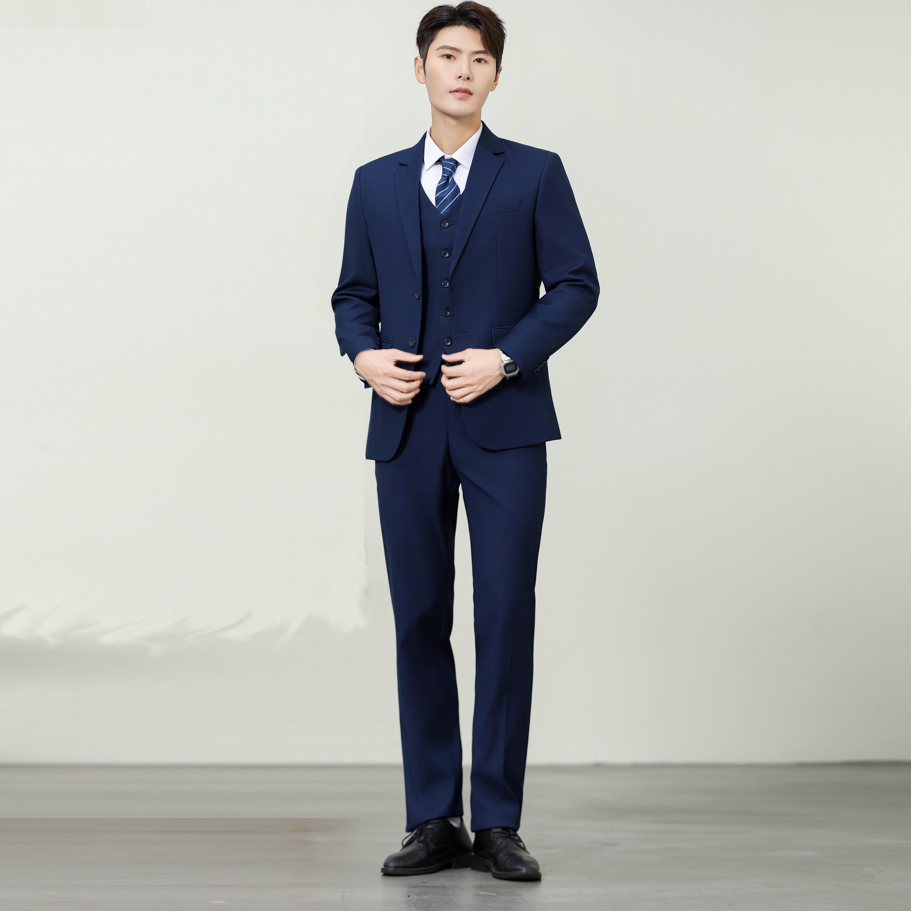特价男士西服两件套西装单排扣两粒扣外套裤子XZ2001P120,男装西服套装,星座802
