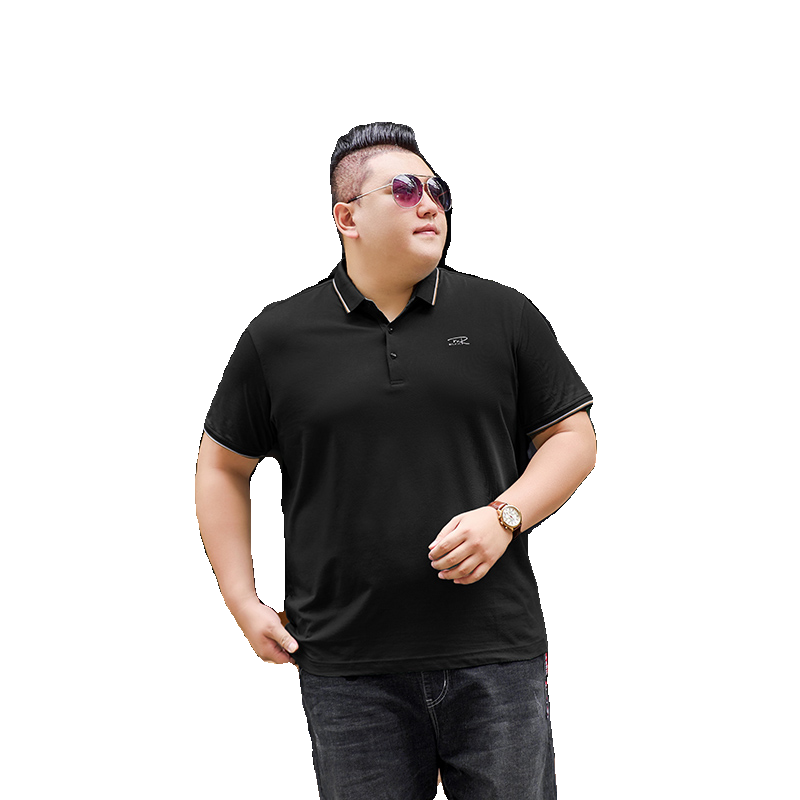 3XL-7XL短袖t恤男polo衫夏季新款宽松翻领保罗体恤3305P58,男装T恤,星座802