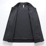 XL-8XL冬季宽松短款毛呢大衣男式休闲翻领羊毛呢外套大码2051P195，男装毛呢大衣，星座802
