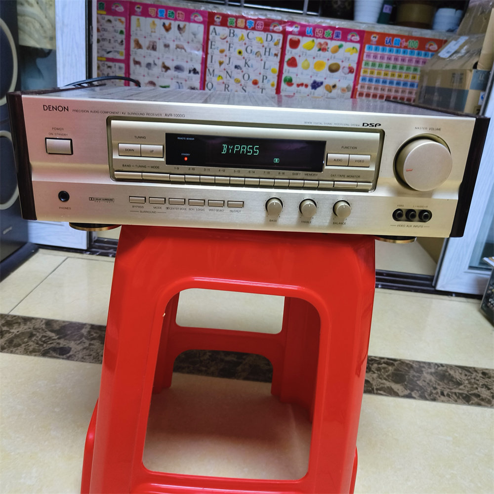 二手功放 家用天龙AVR-1000G 功放机5.1发烧家庭影院手机AV功放