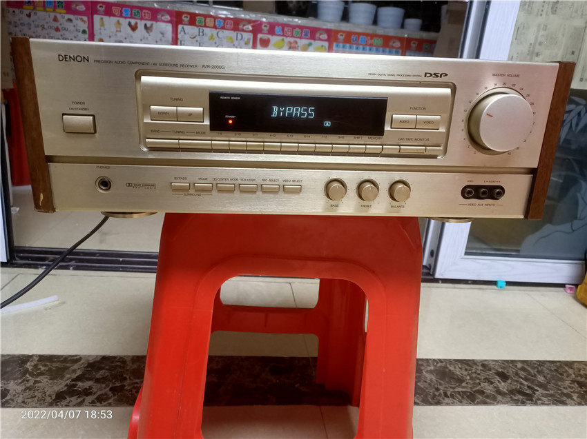 二手功放机发烧日本进口 天龙AVR2000G 家用手机电视音响 大功率