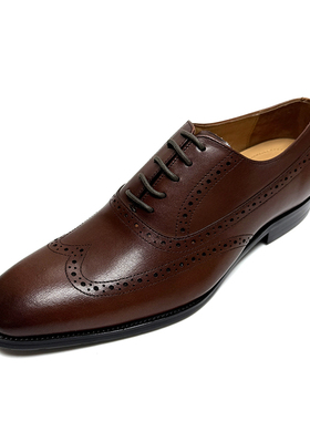 专柜正品莱尔斯丹男鞋商务正装皮鞋布洛克雕花系带绅士品格10002
