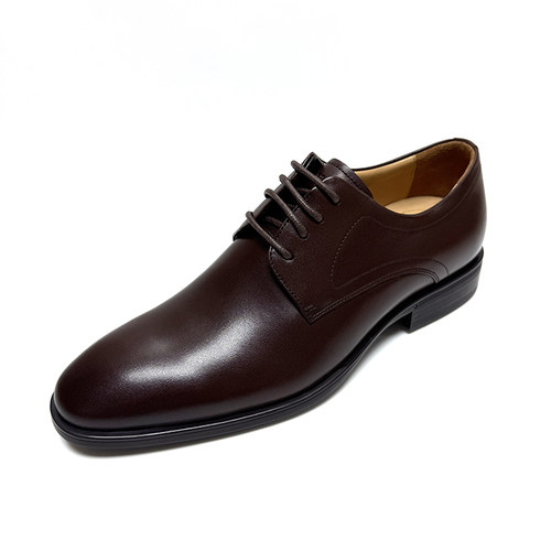 专柜正品莱尔斯丹男鞋真皮系带牛皮商务正装鞋德比男士皮鞋42501