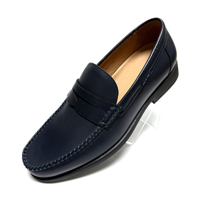 专柜正品莱尔斯丹男鞋时尚休闲舒适一脚蹬乐福鞋男士皮鞋35507