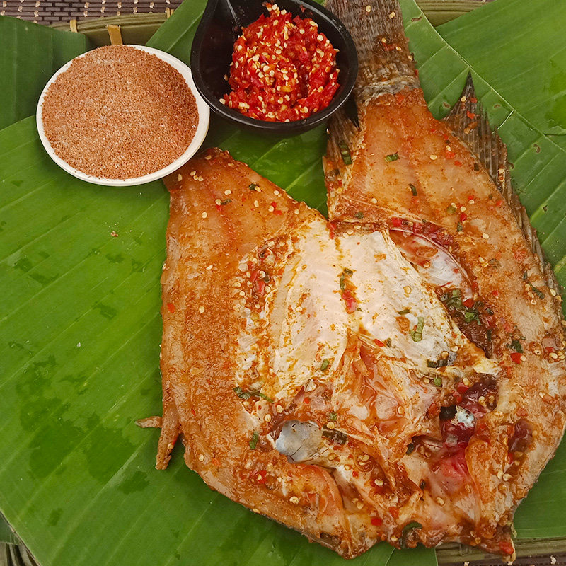 功夫烤鱼约450-550g一条 特色傣味烤鱼腌鱼罗非鱼香辣烧烤1条装