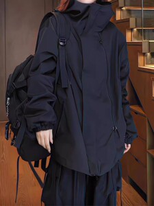 潮牌户外进藏登山川西冲锋衣男女同款春秋季防风防水夹克连帽外套