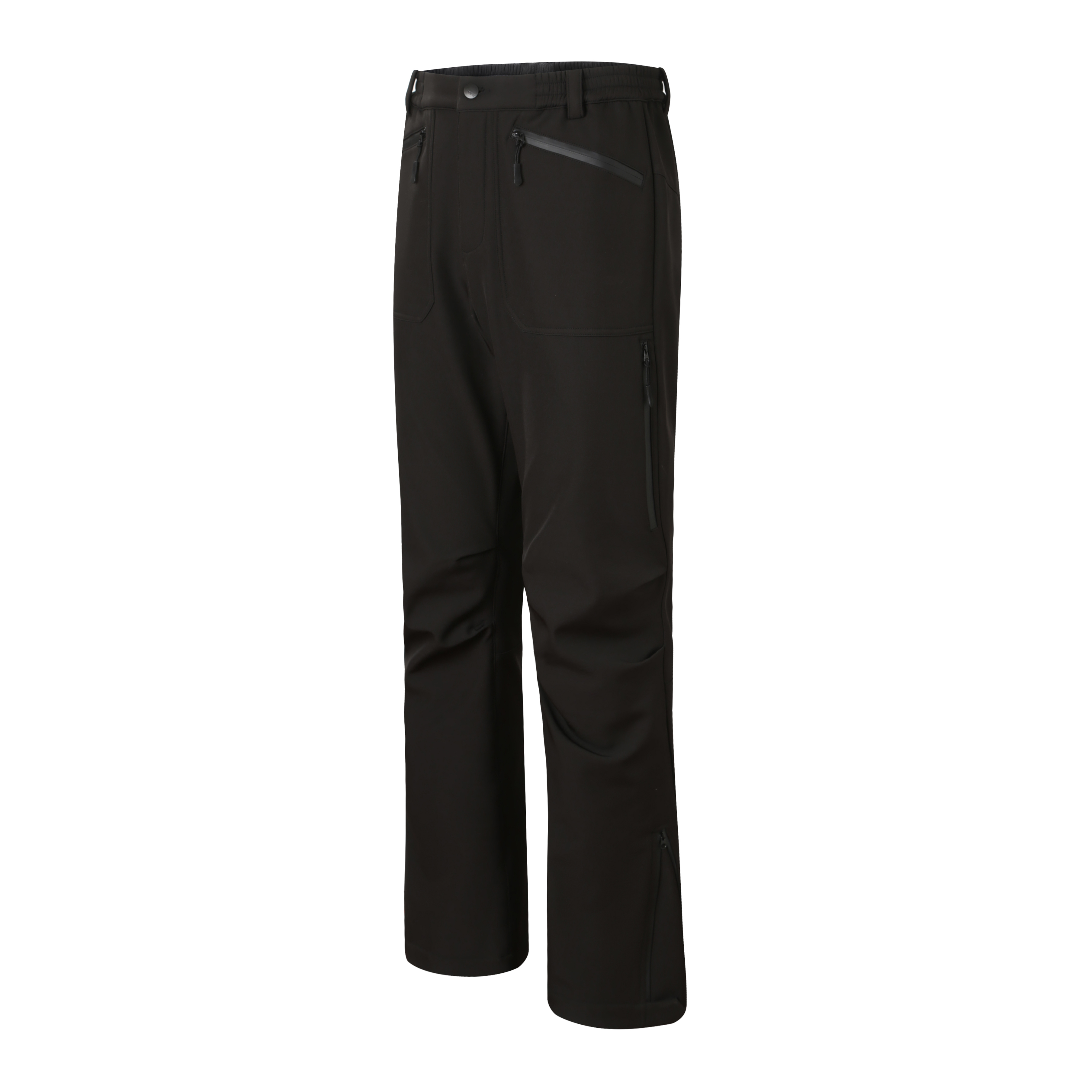 DaeeWooo多拉链软壳运动机能防水速干透气户外可调节脚口战术裤子