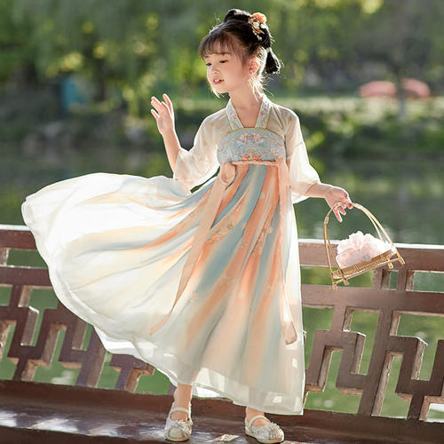 女童汉服夏古装超仙襦裙