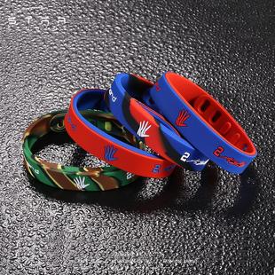 伦纳德手环罗斯手环硅胶运动手腕带篮球球星手环时尚球服配饰男女