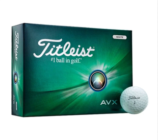 新款Titleist 泰特利斯高尔夫球AVX三层球下场手感柔软比赛球