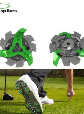 美国Softspikes高尔夫鞋钉FT3矮螺旋快装Tour FlexPro系列 18粒装