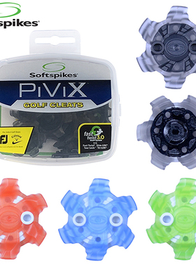 美国Softspikes高尔夫球鞋鞋钉 PIVIX爪FT 3.0万用螺旋口  18个装