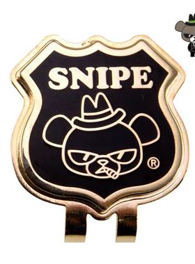 日本大阪熊SNIPE 高尔夫配件马克城市猎人SP714CM卡通球位标mark