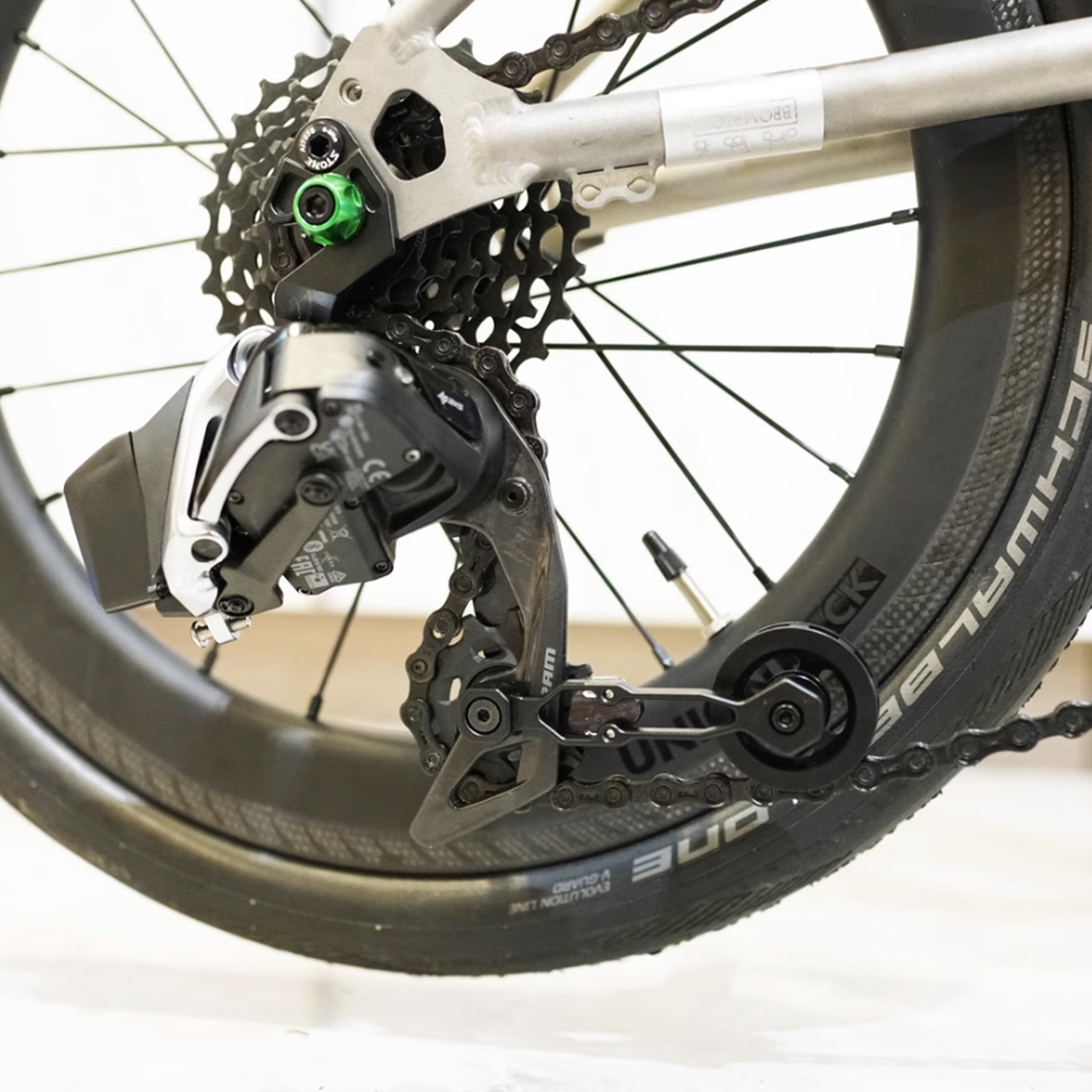 UnionJack 小布Tline 国布C5 无线电变sram red后拨 安装转接改装