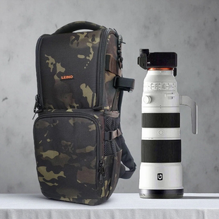 9相机包微单双肩背包防水便携轻 适用索尼200 600长焦镜头筒袋