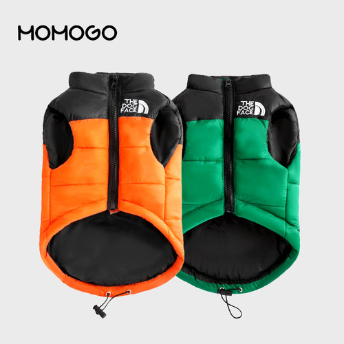 MOMOGO狗狗猫咪羽绒狗面羽绒马甲