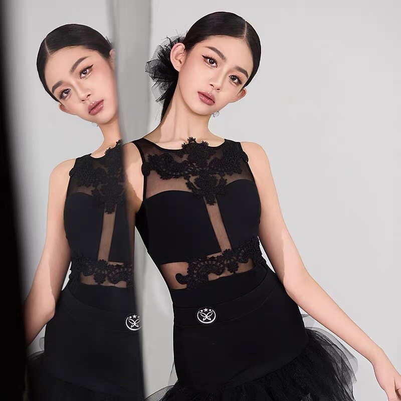 星辰拉丁舞服芭蕾女孩儿童练功服