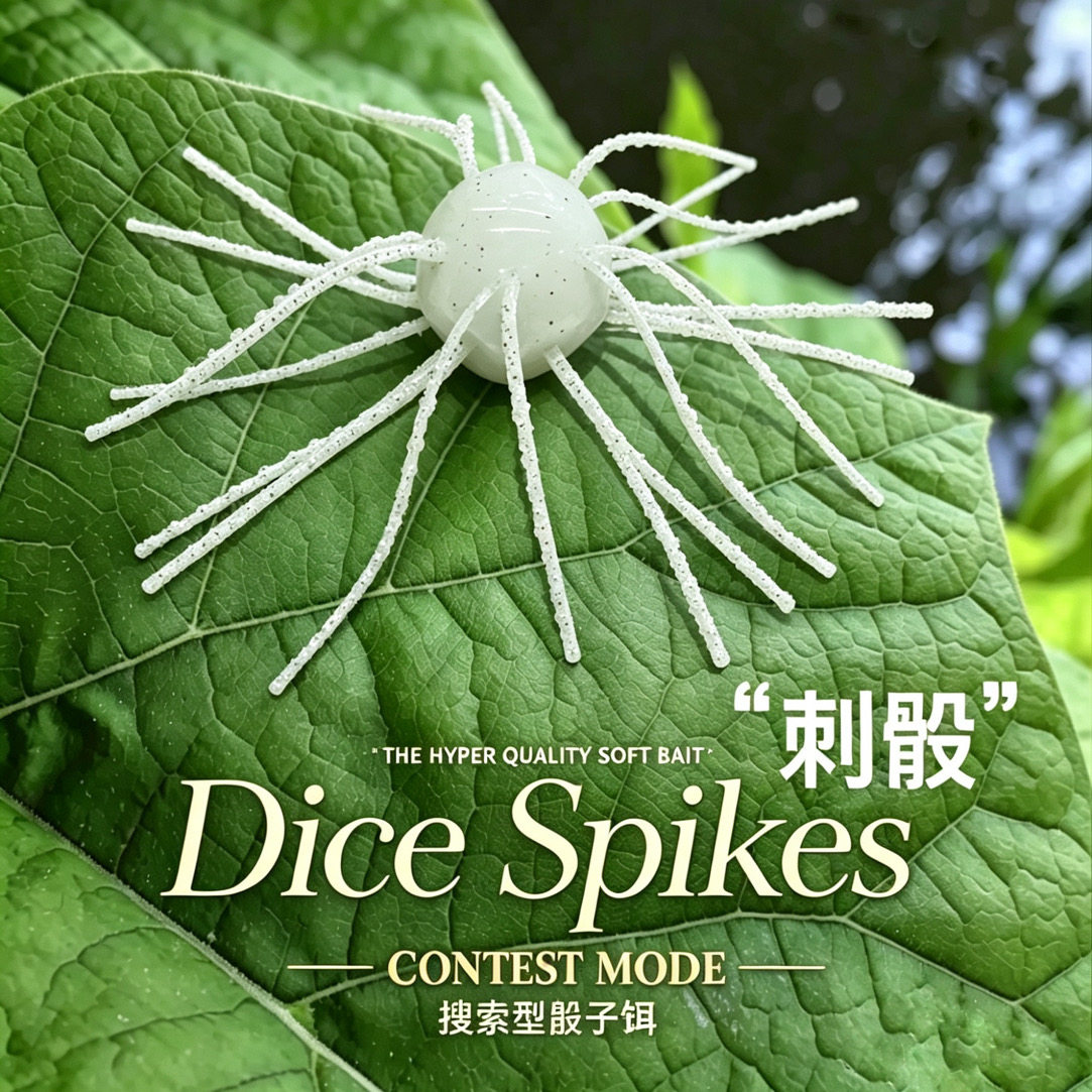 美式缓沉耐撕咬骰子饵