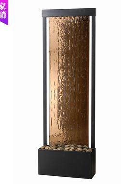 金盛通欧式喷泉水幕墙客厅