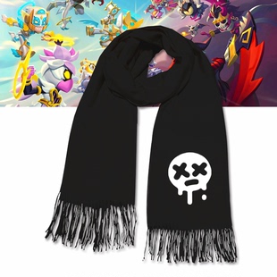 荒野乱斗艾德加同款埃德加男女二次元游戏可定制披肩围脖保暖围巾