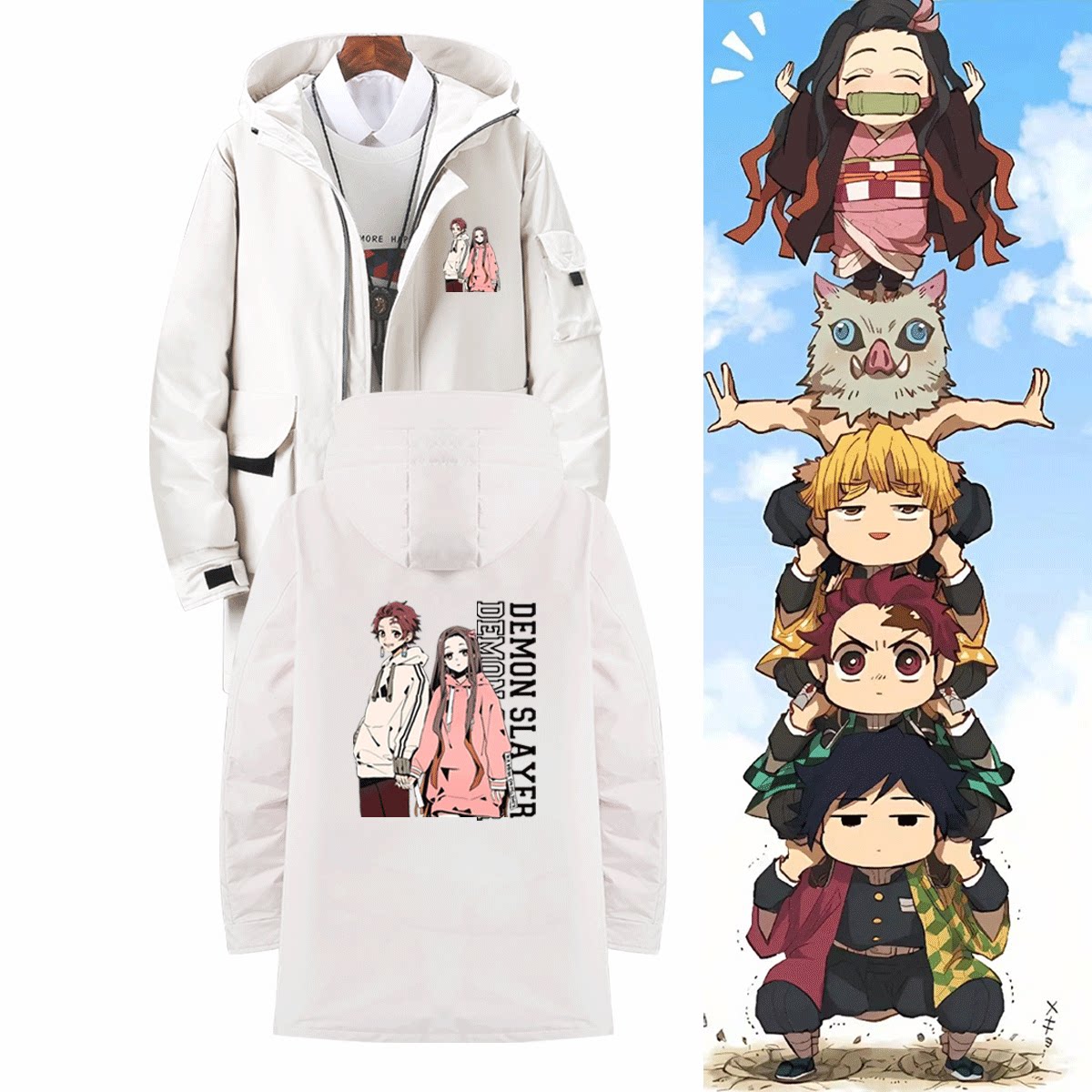 连帽外套中长款保暖定制潮羽绒服