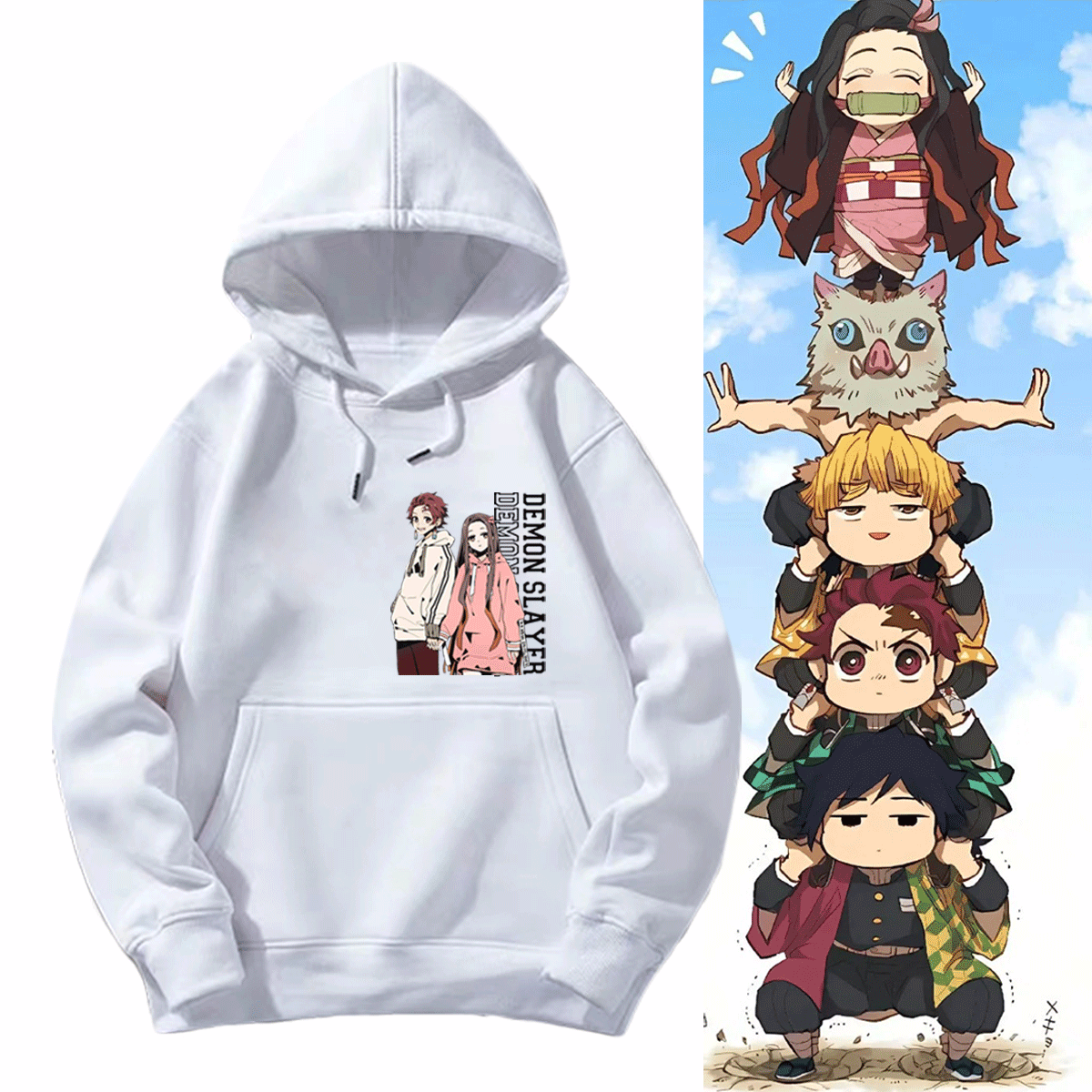 连帽衫情侣衣服潮带帽卫衣