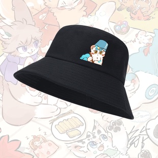 有兽焉动漫周边天禄皮皮四不像男女可爱盆帽遮阳帽秋冬休闲渔夫帽