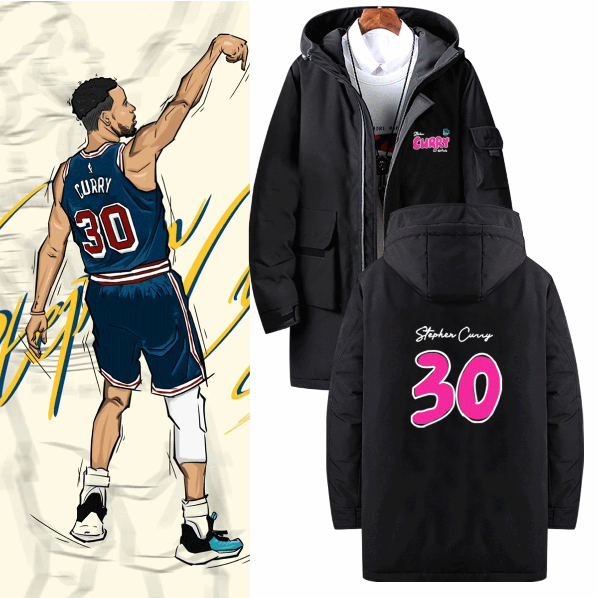30号休闲休闲定制中长款羽绒服
